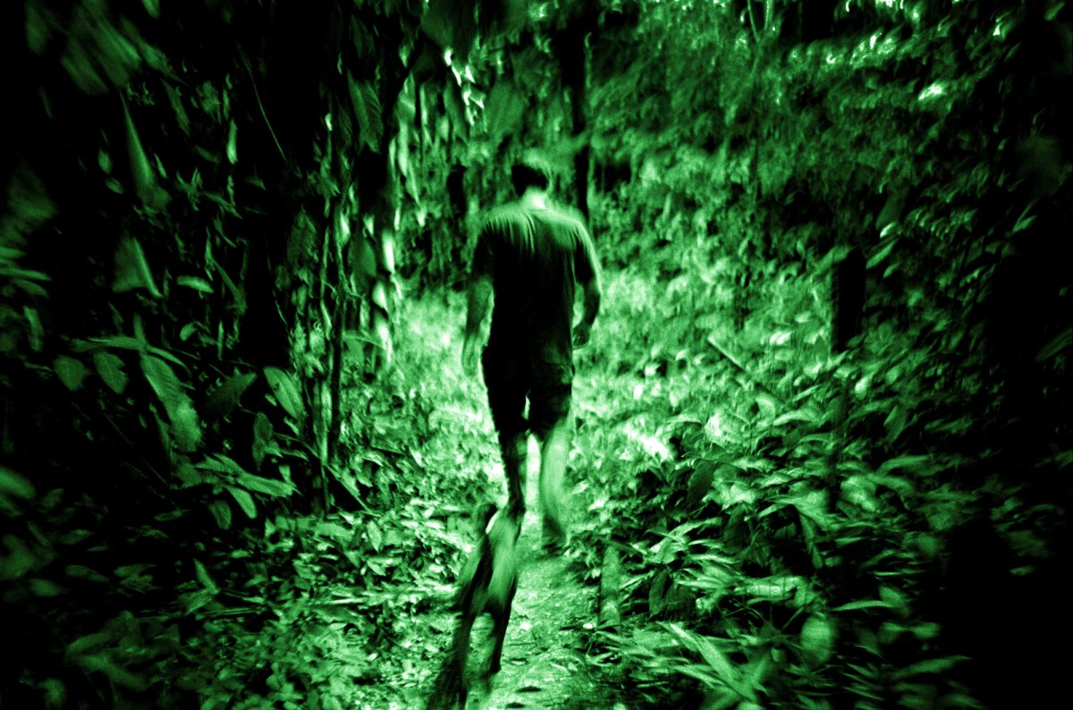 Carlos Suárez Álvarez en la selva